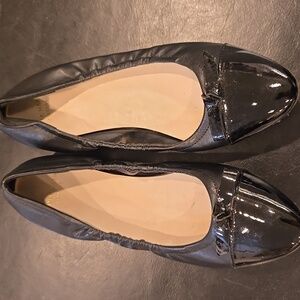 Cole Haan Black Leather Flats